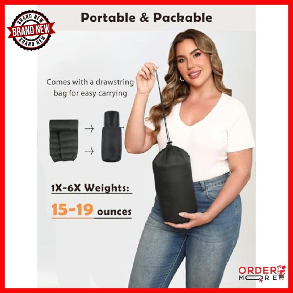 Plus Size Puffer Jacket Packable Lightweight Wint… - image 7